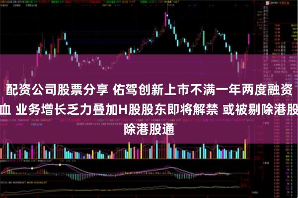 配资公司股票分享 佑驾创新上市不满一年两度融资补血 业务增长乏力叠加H股股东即将解禁 或被剔除港股通