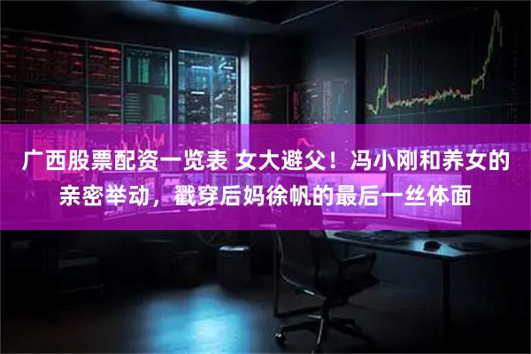 广西股票配资一览表 女大避父！冯小刚和养女的亲密举动，戳穿后妈徐帆的最后一丝体面